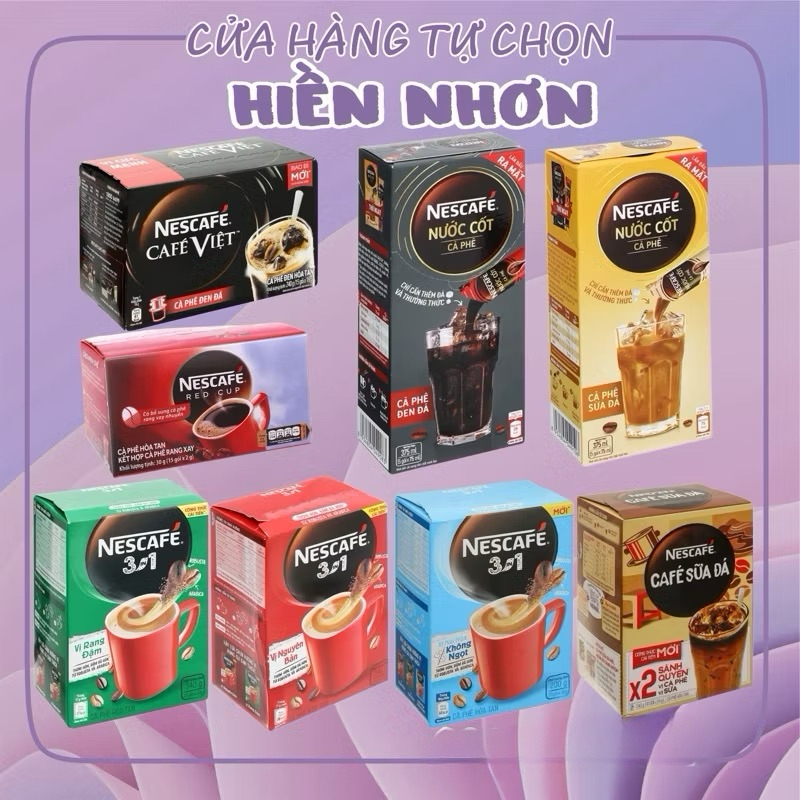 [Tết 2026] Các loại NESCAFE 3in1/ NESCAFÉ Việt/ Cafe sữa đá