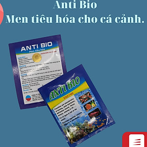 Men tiêu hóa cho cá cảnh ANTI BIO 10g (Hàng Công Ty)