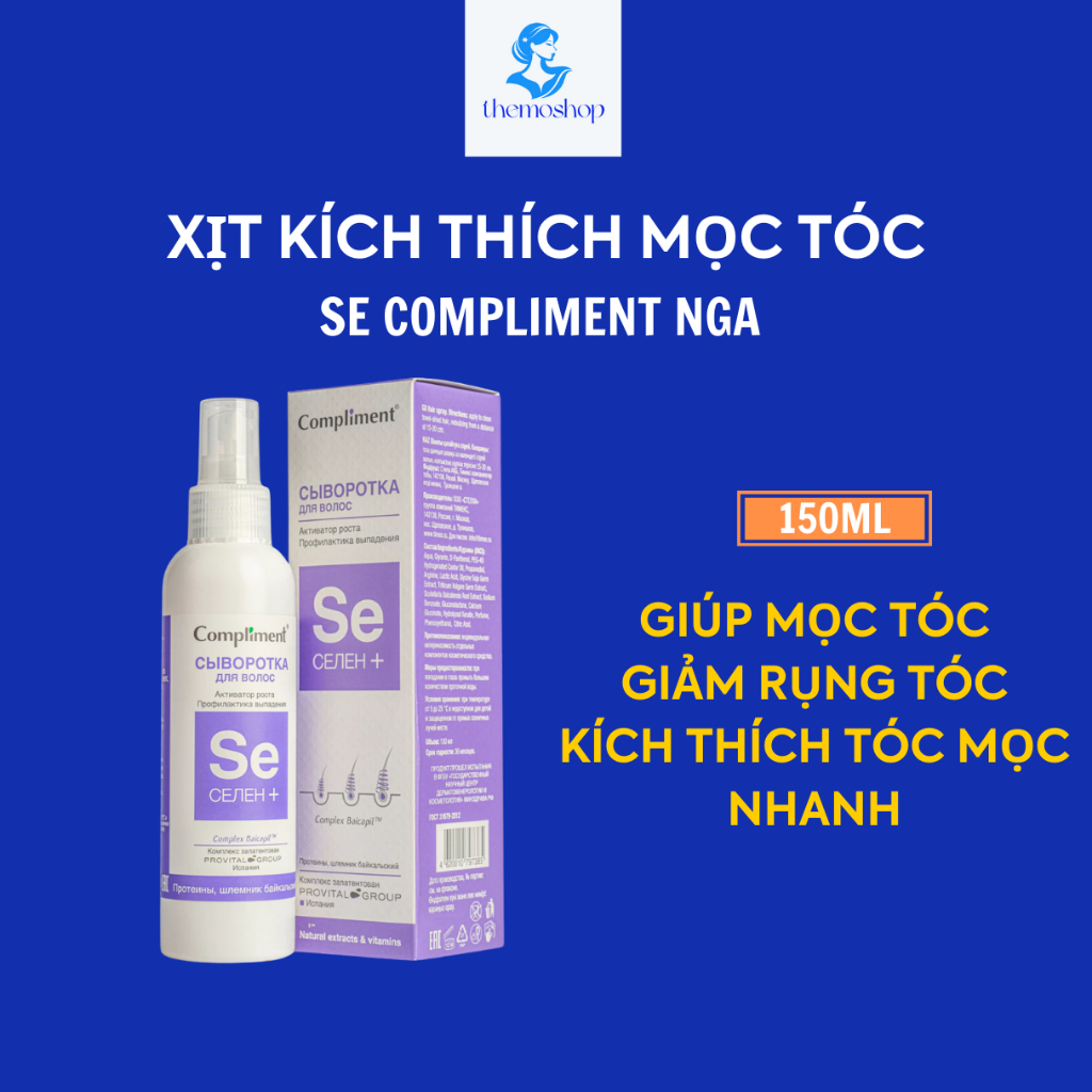 Xịt kích mọc tóc chống rụng SE Selen Compliment