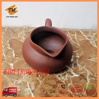 Cốc tống trà gốm tử sa Bát Tràng