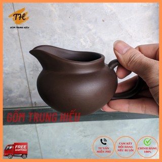 Cốc tống trà gốm tử sa Bát Tràng
