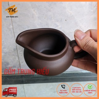 Cốc tống trà gốm tử sa Bát Tràng