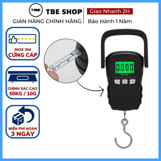 Cân Điện Tử Cầm Tay Mini 50kg WH A29 Chính Hãng Chính Xác Cao Có Thước Đo 1m ( Bảo Hành 1 Năm )