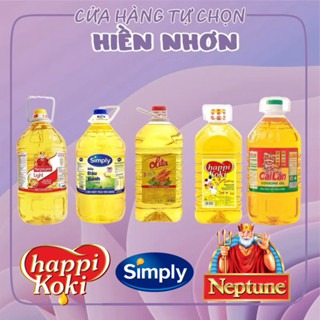 Dầu ăn 5L Simply/ Cái lân/ Happi/ Neptune/ Olita
