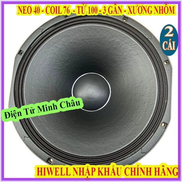 CẶP CỦ LOA ARAY 40 NEO HIWELL CHÍNH HÃNG CÔN 76 DẸT GÂN 3 XẾP TIẾNG CỰC SÁNG - GIÁ 2 LOA