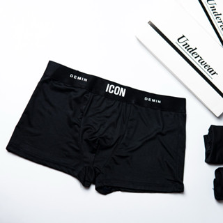 Quần Lót Nam Boxer Thun Lạnh ICON Co dãn 4 chiều, Quần sịp Nam Thun Lạnh Boxer ICON Denim Loại 1