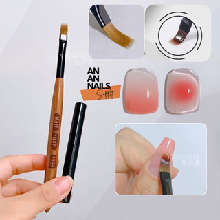 Cọ ombre lông mượt ngắn chùm không tạo vệt cọ Mẫu mới , Dụng cụ nail An An Nails