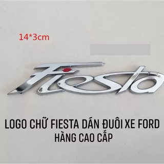 logo FIESTA dán đuôi xe ford
