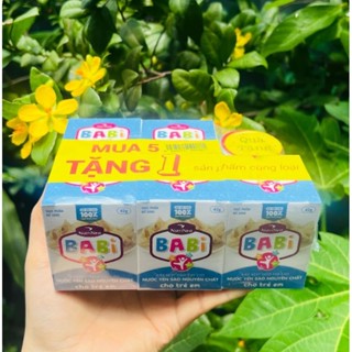 Lốc 5 hủ tặng 1 hủ Yến Sào Babi NutriNest (6 hủ x 42g)