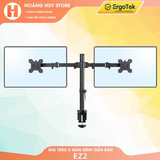 #M052 / Giá Treo 2 Màn Hình ErgoTek EZ2 17 - 27 Inch / Tay Treo Đỡ Hai Màn Hình  - Lắp Đặt Kẹp Bàn [ Rẻ Hơn NB F160 ]