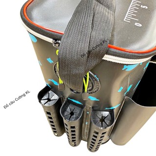 Thùng Shimano cứng cao hình cá (50cm x 25cm)