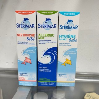 Dung Dịch Xịt Mũi Muối Biển Sterimar Pháp Cá Heo - Chai 50ml
