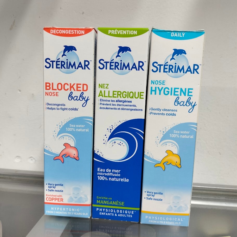 Dung Dịch Xịt Mũi Muối Biển Sterimar Pháp Cá Heo - Chai 50ml