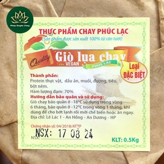 [HN] Thực phẩm chay - Giò Lụa Chay Phúc Lạc