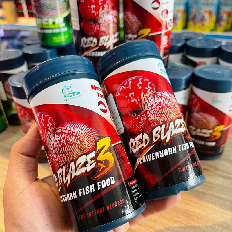 Cám CZ20 - Red Blaze x3 - TĂNG CƯỜNG MÀU ĐỎ CHO CÁC DÒNG CÁ La Hán 100g - HÀNG CÔNG TY