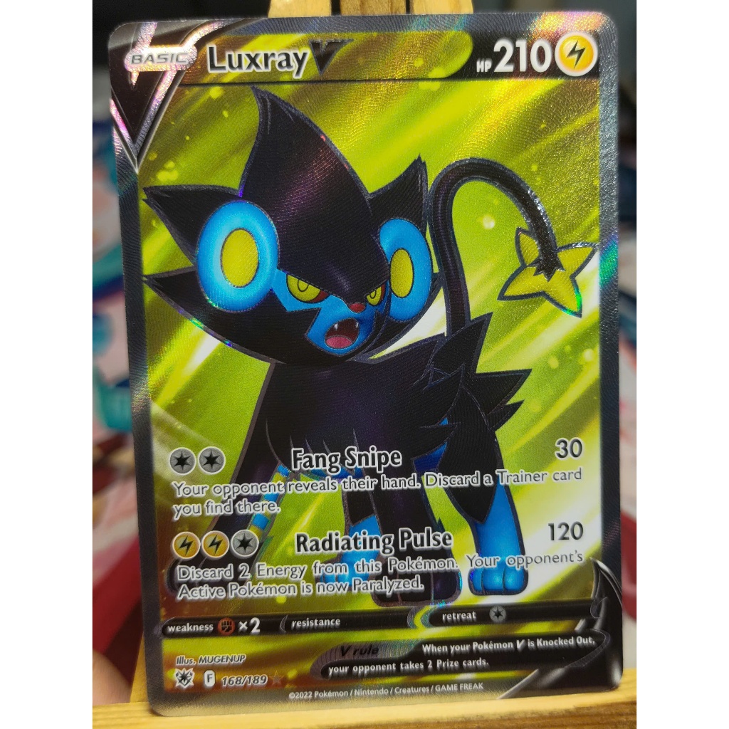[KW2 Pokemon] [EN] Thẻ Luxray V - 168/189 - Full Art Ultra Rare