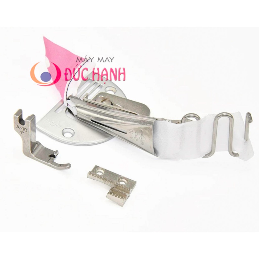 CỬ VIỀN / GÁ VIỀN A10 2 MÉP ĐỦ SIZE- dùng cho máy may 1 kim công nghiệp