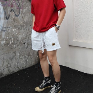 Quần short gió nhăn unisex Signature 77 DATINO form rộng mặc trên gối mỏng nhẹ thoáng mát thoải mái.