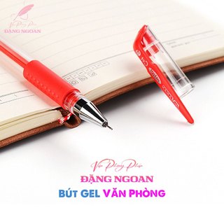 [Combo 100] Bút Bi Mực Nước Xanh, Đỏ, Đen Cao Cấp - Mực trơn, viết mượt, đều nét | VPP Đặng Ngoan