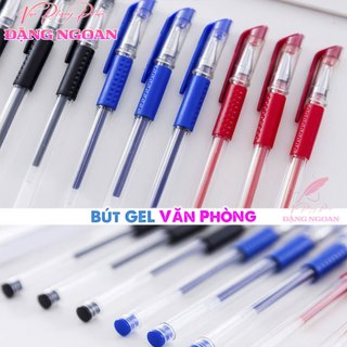 [Combo 100] Bút Bi Mực Nước Xanh, Đỏ, Đen Cao Cấp - Mực trơn, viết mượt, đều nét | VPP Đặng Ngoan