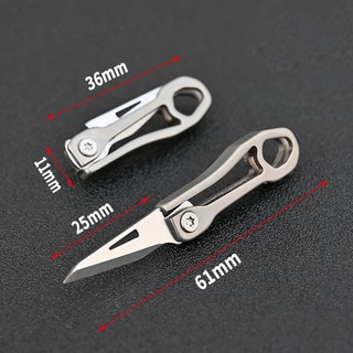 Dao rọc giấy,rạch thùng dã ngoại EDC mini (420j-02)