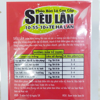 Phân Bón Siêu Lân Đỏ Hà Lan