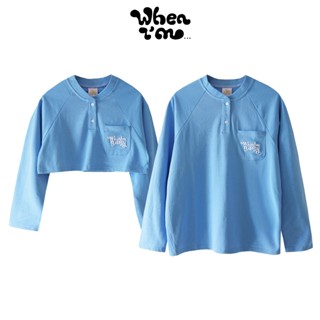 Áo polo tay dài nam nữ WhenIm thêu DAYOFF - hàng thiết kế - vải cotton thoáng mát