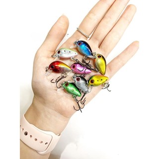 Mồi lure câu cá Tiny Crank ruồi xíu (1,5g-30mm)
