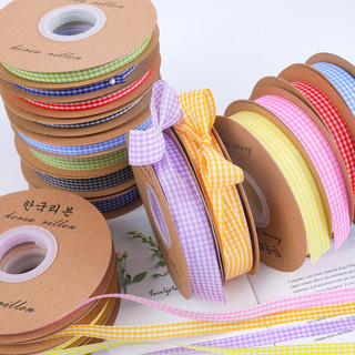 [ Lẻ mét ] Ruy băng sọc caro 2cm - 𝐓𝐫𝐚𝐧𝐠 𝐓𝐫𝐢́ 𝐁𝐚́𝐧𝐡 - 𝐁𝐨́ 𝐇𝐨𝐚