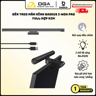 Đèn Treo Màn Hình Chống Chói Bảo Vệ Mắt Baseus i-wok Pro (USB Stepless Dimming Screen Hanging Light)