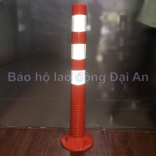 Cọc tiêu giao thông phân làn hình trụ nhựa - GT75B màu cam dài 75cm