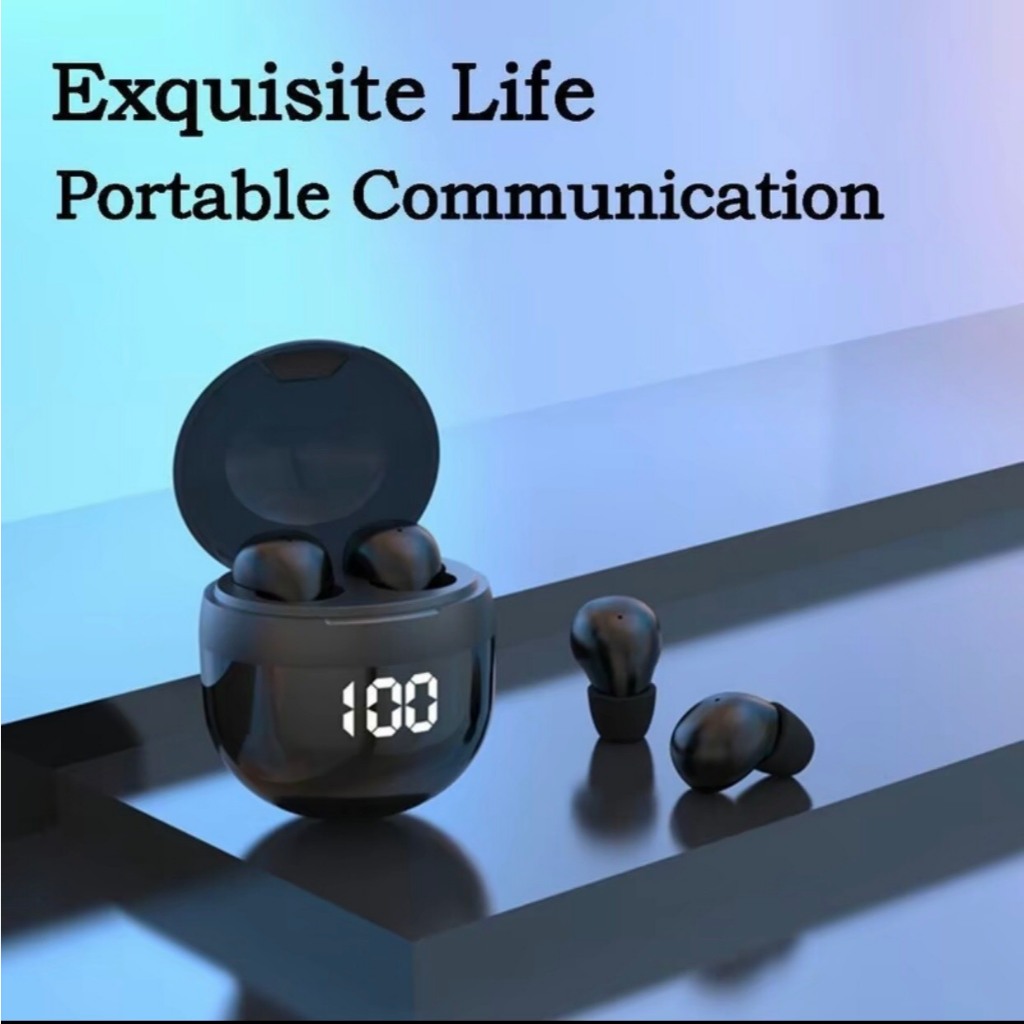 (Bộ kép mini T8/2025) Tai nghe bluetooth SK18 mini siêu nhỏ đeo ngủ giảm ồn chống nước IPX5 cảm ứng chạm pin 4h nhét tai | BigBuy360 - bigbuy360.vn