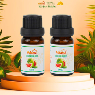 2 Chai Tinh Dầu Vỏ Bưởi VIDAME 10ml - Hương thơm dịu nhẹ, thư giãn, xông thơm phòng, dưỡng tóc