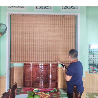  Mành sáo tre che bàn thờ rèm sáo tre trúc che bàn thờ. Cung cấp mành tre trang trí. 
