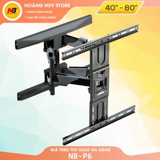 Giá Treo Tivi Góc Xoay NB P6 45 - 80 Inch / NB L400 / ErgoTek E85 / NB P4 - Khung Treo Tivi P6 Xoay Đa Năng
