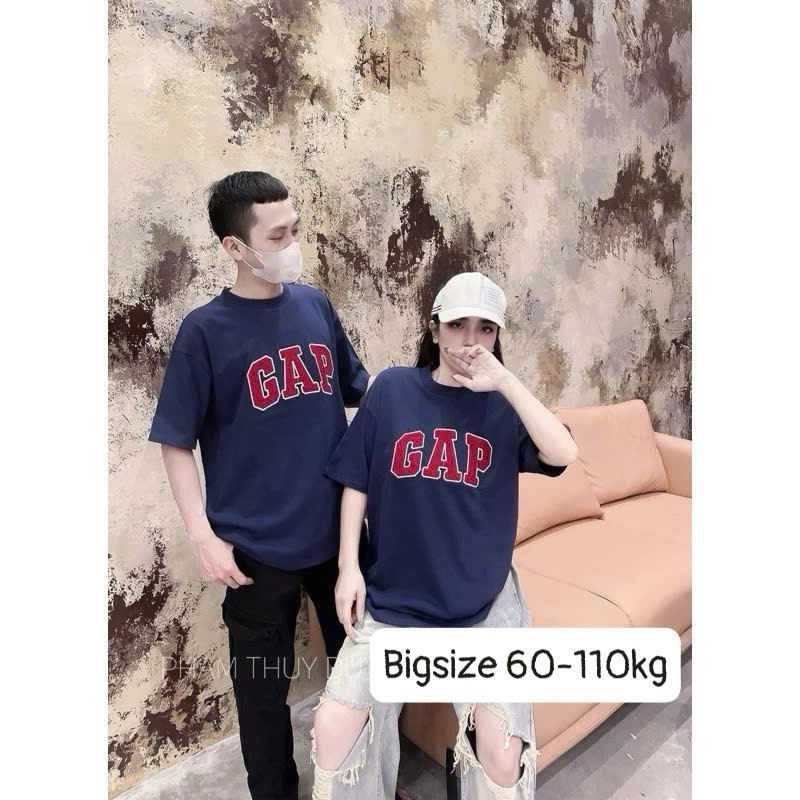 Áo GAP bigsize 60kg - 110kg [  Hàng QC chất cotton 100% mềm mịn mát giãn 4c ]