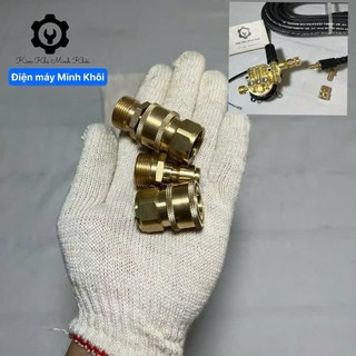  Bộ khớp nối nhanh cho máy xịt,rửa xe cho gia đình tiện dụng |Bộ Bi ren 22mm cho máy xịt rửa cao áp 