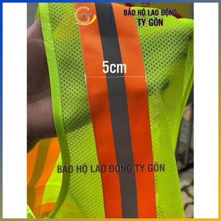 Áo phản quang 3M, áo lưới phản quang dán xé