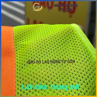 Áo phản quang 3M, áo lưới phản quang dán xé