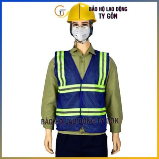 Áo phản quang 3M, áo lưới phản quang dán xé