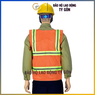 Áo phản quang 3M, áo lưới phản quang dán xé
