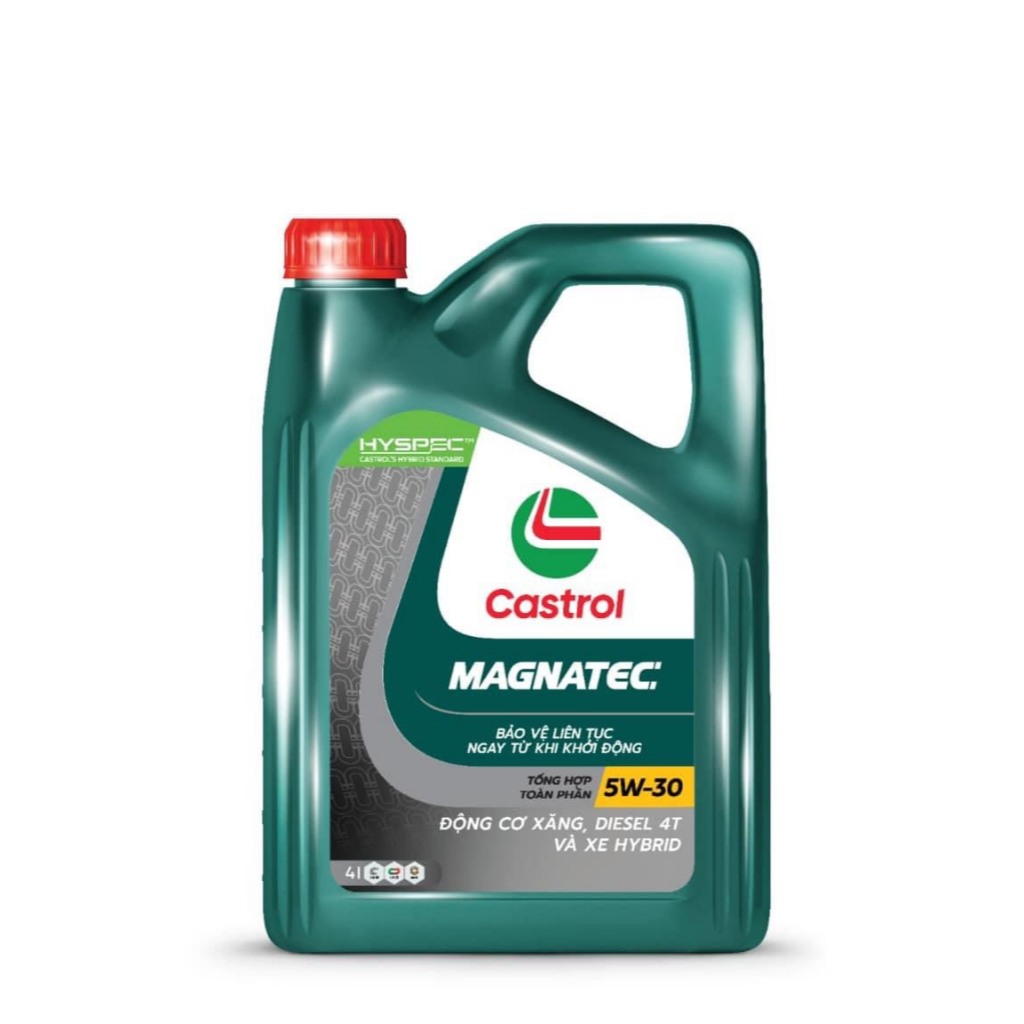 Dầu nhớt Castrol Magnatec (Can 4 lít) - Dầu nhớt động cơ ô tô - Tổng hợp toàn phần