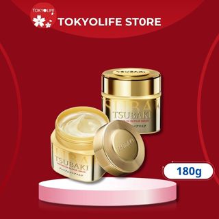 Mặt nạ dưỡng tóc Tsubaki 180g Nhật Bản cao cấp phục hồi hư tổn, Kem ủ tóc Tsubaki nhật Bản