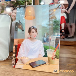 Khung ảnh 15x21 Gỗ lụa để bàn trang trí