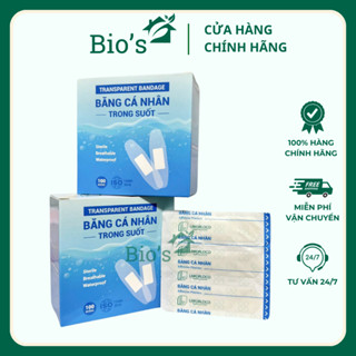 Băng cá nhân trong suốt LIWORLDCO hộp 100 miếng