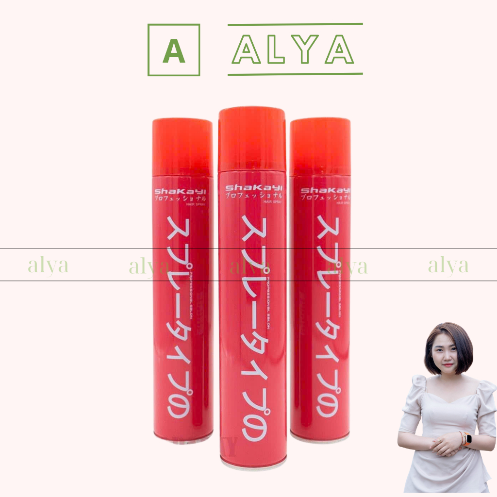 Gôm Xịt Tóc Cho Nữ Tạo Kiểu Và Giữ Nếp Cho Tóc SHAKAYI hồng Nhật Bản 400ml. Nhập Khẩu Và Phân Phối B
