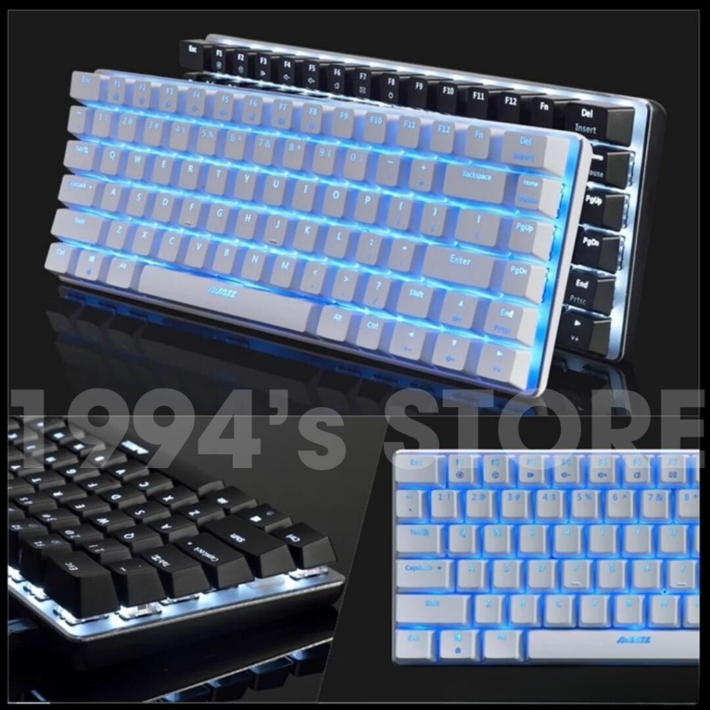 [XẢ KHO] Bàn Phím Cơ Ajazz AK33 có Led - NEW VERSION - Type C - Bàn phím cơ có dây nhỏ gọn nhẹ