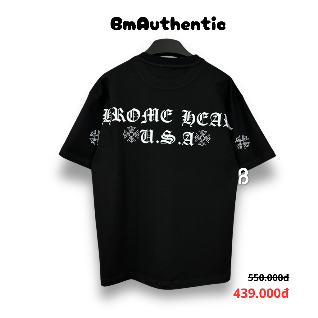 Áo thun Chorme Heart Usa Cotton Cao Cấp - BM Authentic