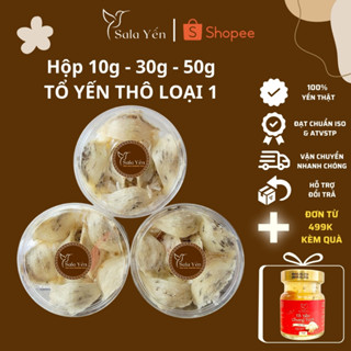 Tổ YẾN THÔ Yến Sào Khánh Hòa Nguyên Chất 100%, Tăng Miễn Dịch Bồi Bổ Sức Khoẻ Chống Lão Hoá - Sala Yến