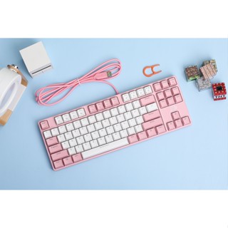 Bàn phím cơ DAREU EK87 PINK / WHITE / black Gaming